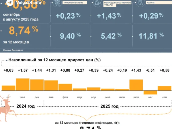 Инфляция в Мордовии ускорилась