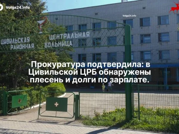 Прокуратура подтвердила: в Цивильской ЦРБ обнаружены плесень и долги по зарплате