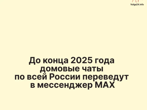 До конца 2025 года домовые чаты по всей России переведут в мессенджер MAX