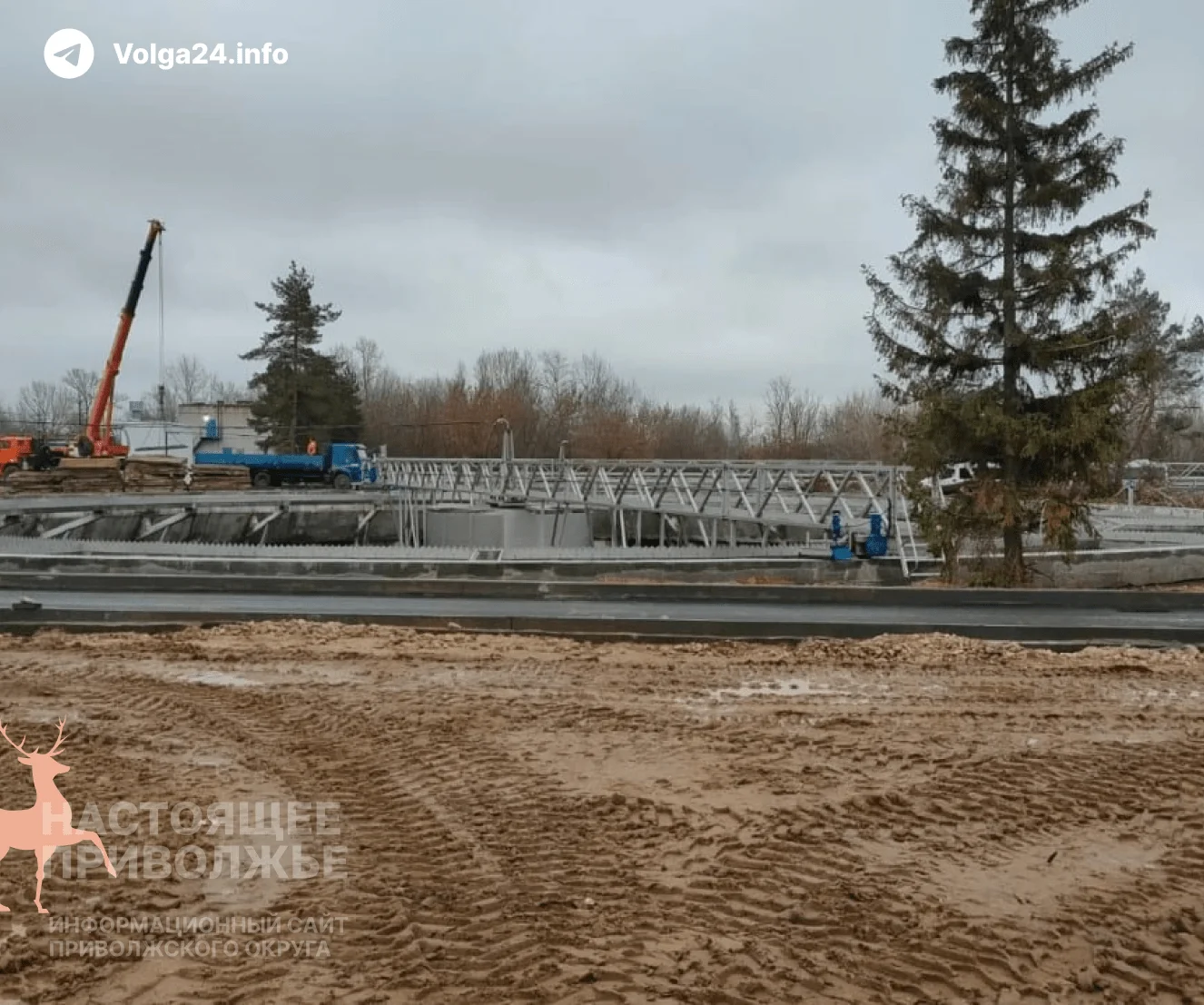 Новые нарушения на Нижегородской станции аэрации: подрядчик по реконструкции завалил 1700 м² отходами