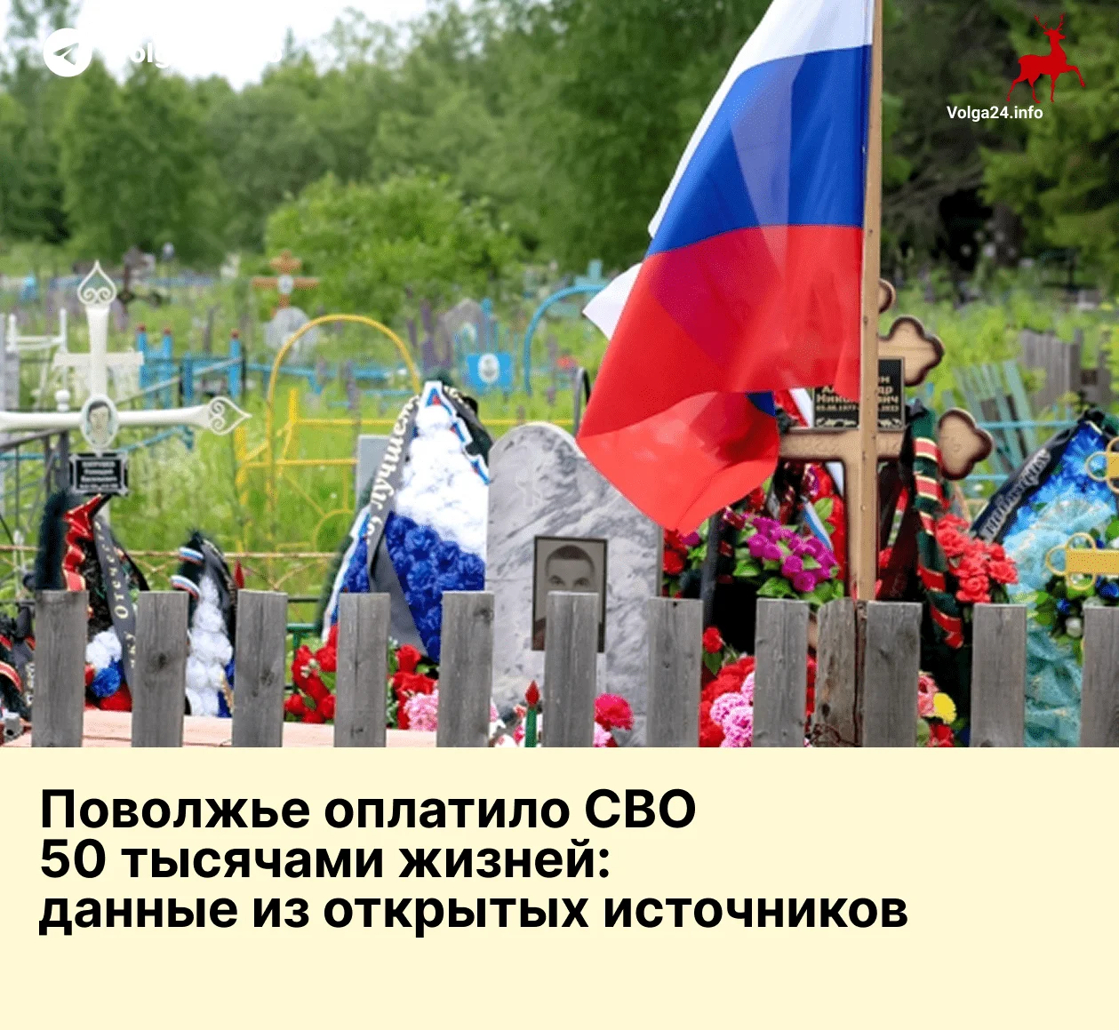 Поволжье оплатило СВО 50 тысячами жизней: данные из открытых источников