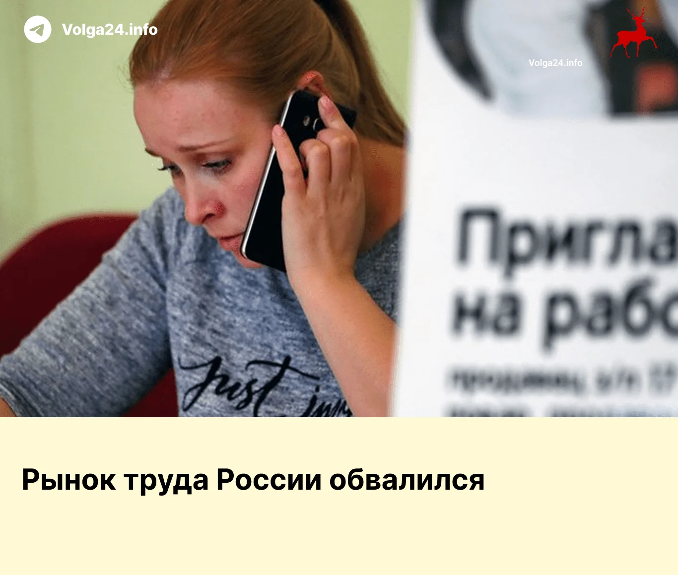 Рынок труда России обвалился