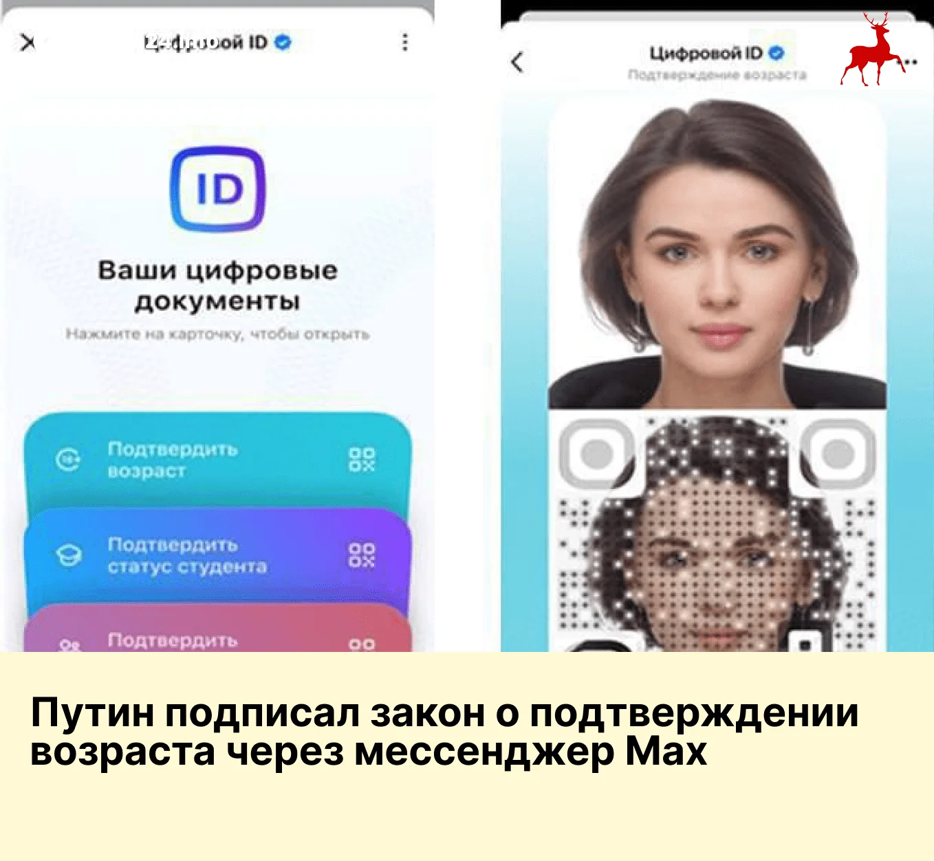 Путин подписал закон о подтверждении возраста через мессенджер Max