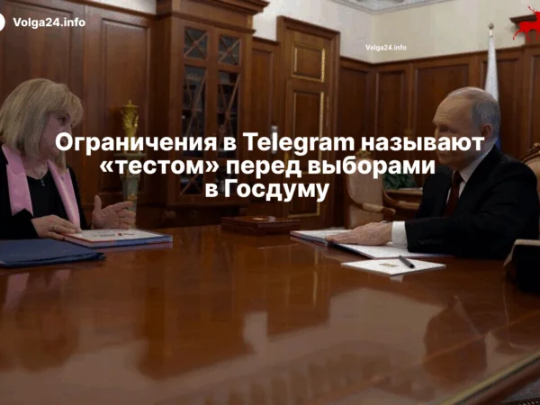 Ограничения в Telegram называют «тестом» перед выборами в Госдуму