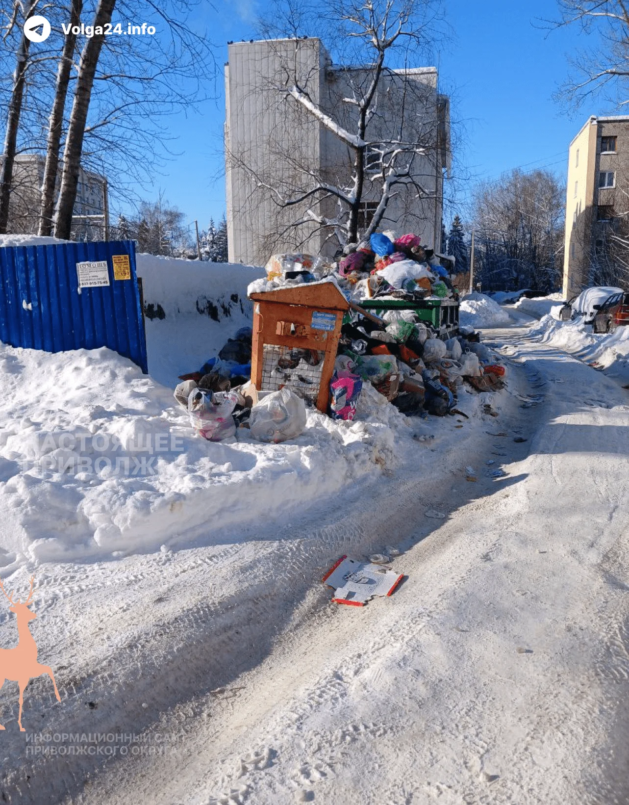 В Пензе выросла новая гора мусора