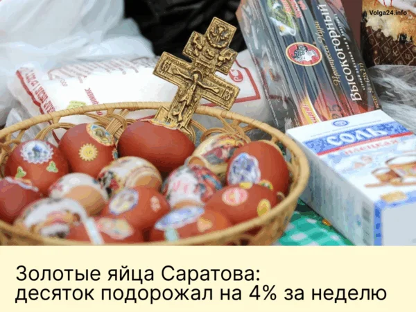 Золотые яйца Саратова: десяток подорожал на 4% за неделю