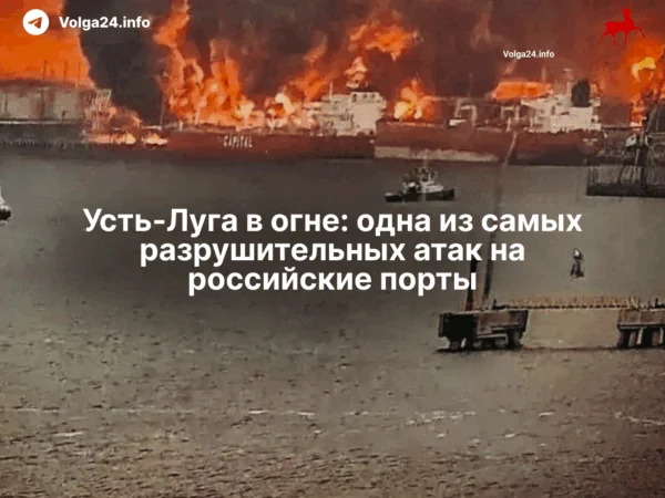 Усть‑Луга в&nbsp;огне: одна из&nbsp;самых разрушительных атак на&nbsp;российские порты