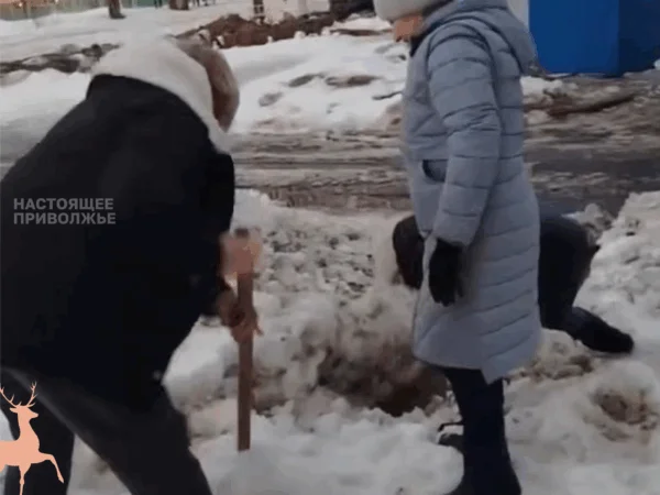 Жительницы Саратова сами взялись за&nbsp;лопаты