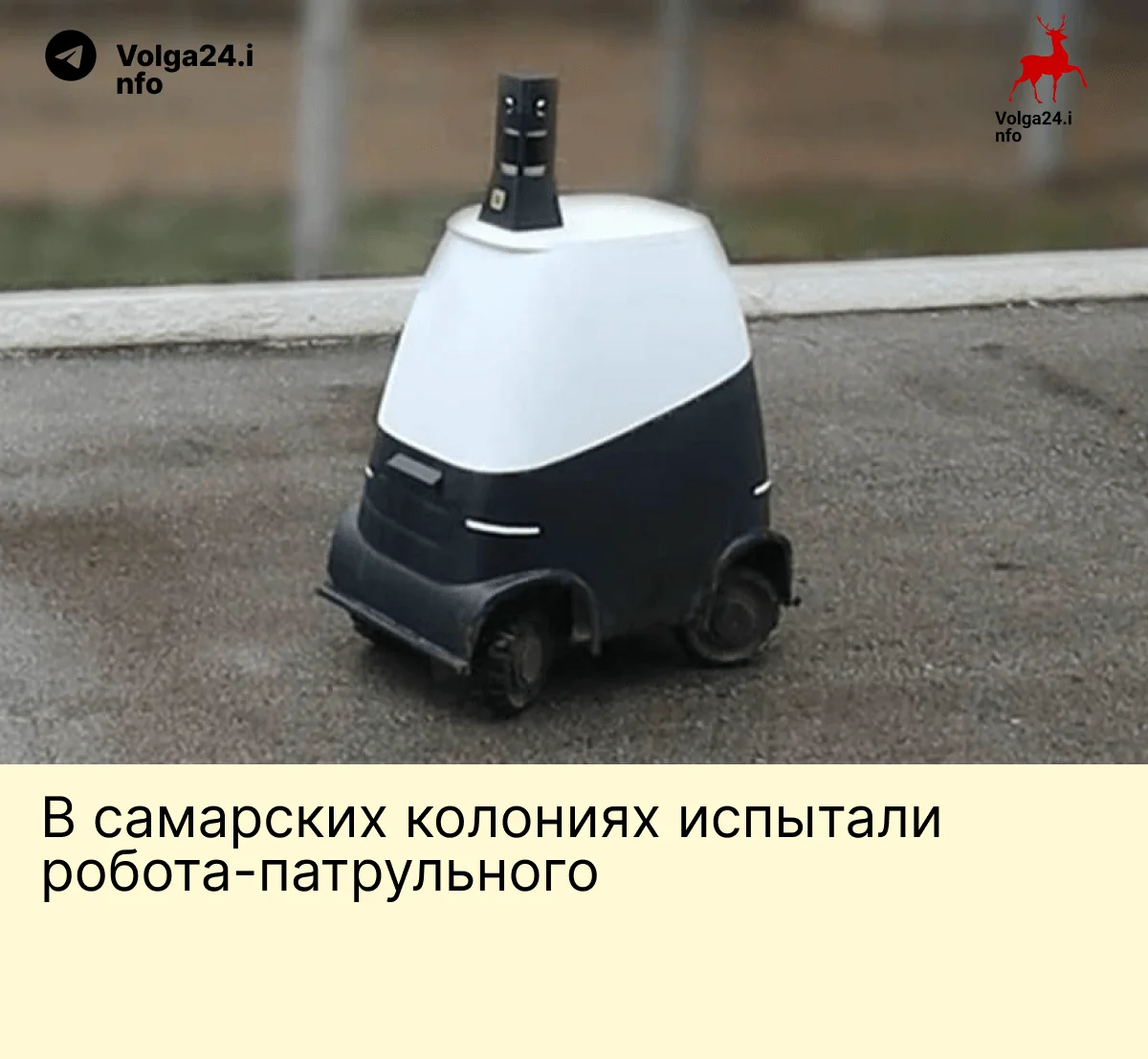 В&nbsp;самарских колониях испытали робота‑патрульного